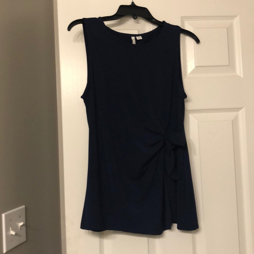 ☀️navy blue blouse